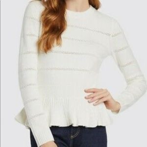 Draper James Peplum Sweater